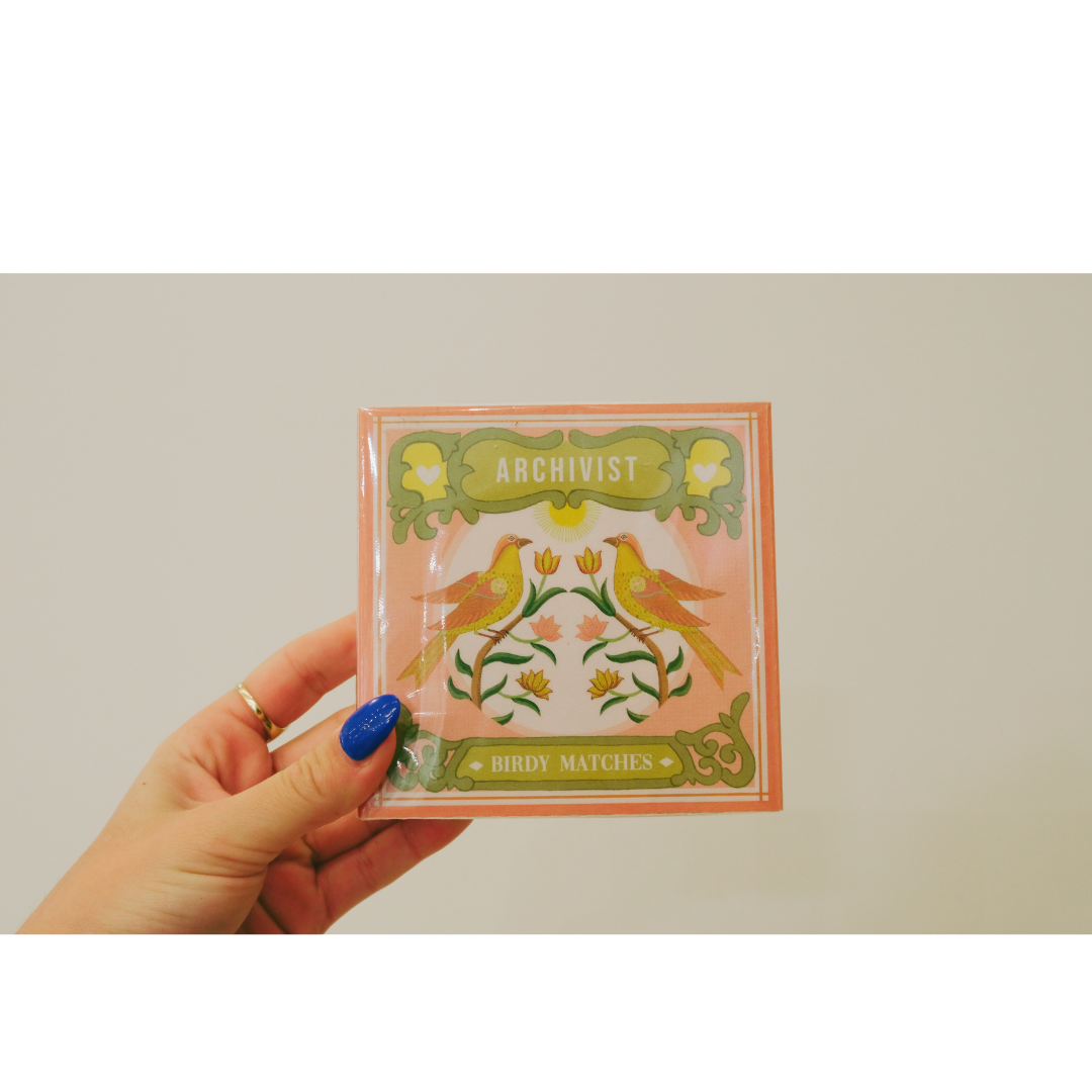 Ariane's Birdy Matches Square Matchbox