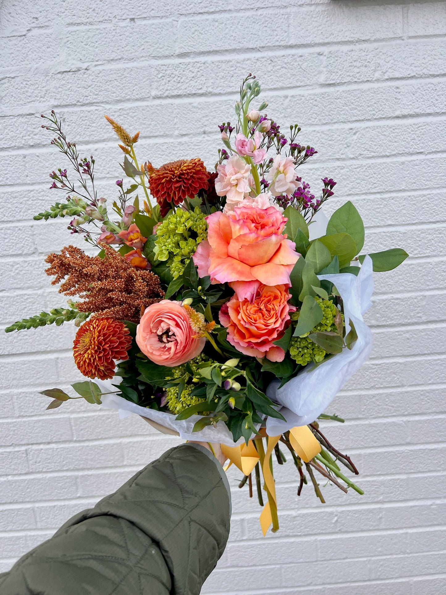 Fall Wrapped Bouquet