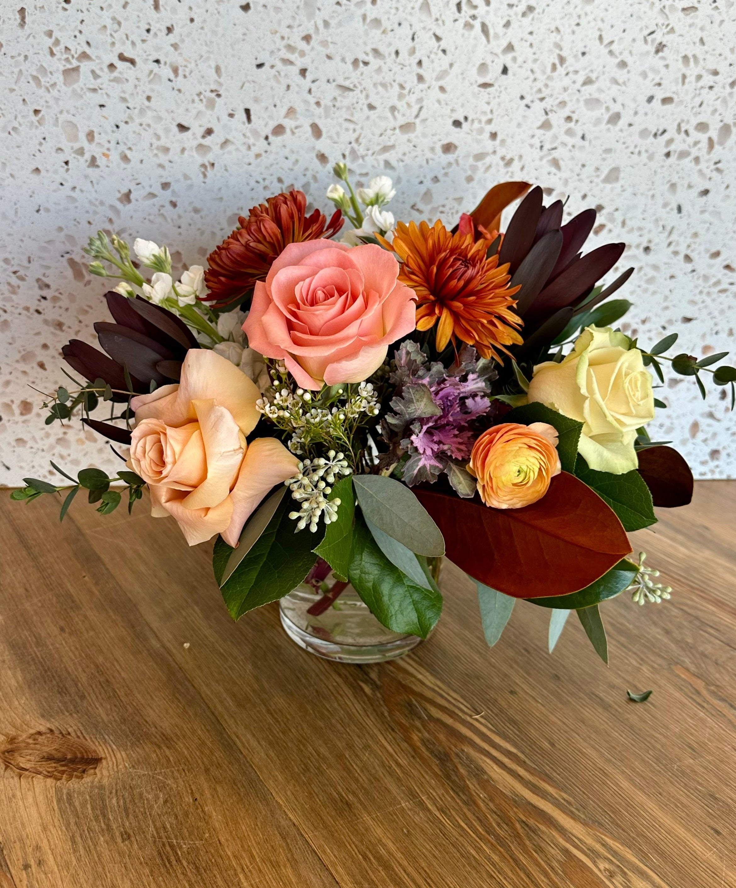 Pastel Fall Bucket Bloomin' Buckets