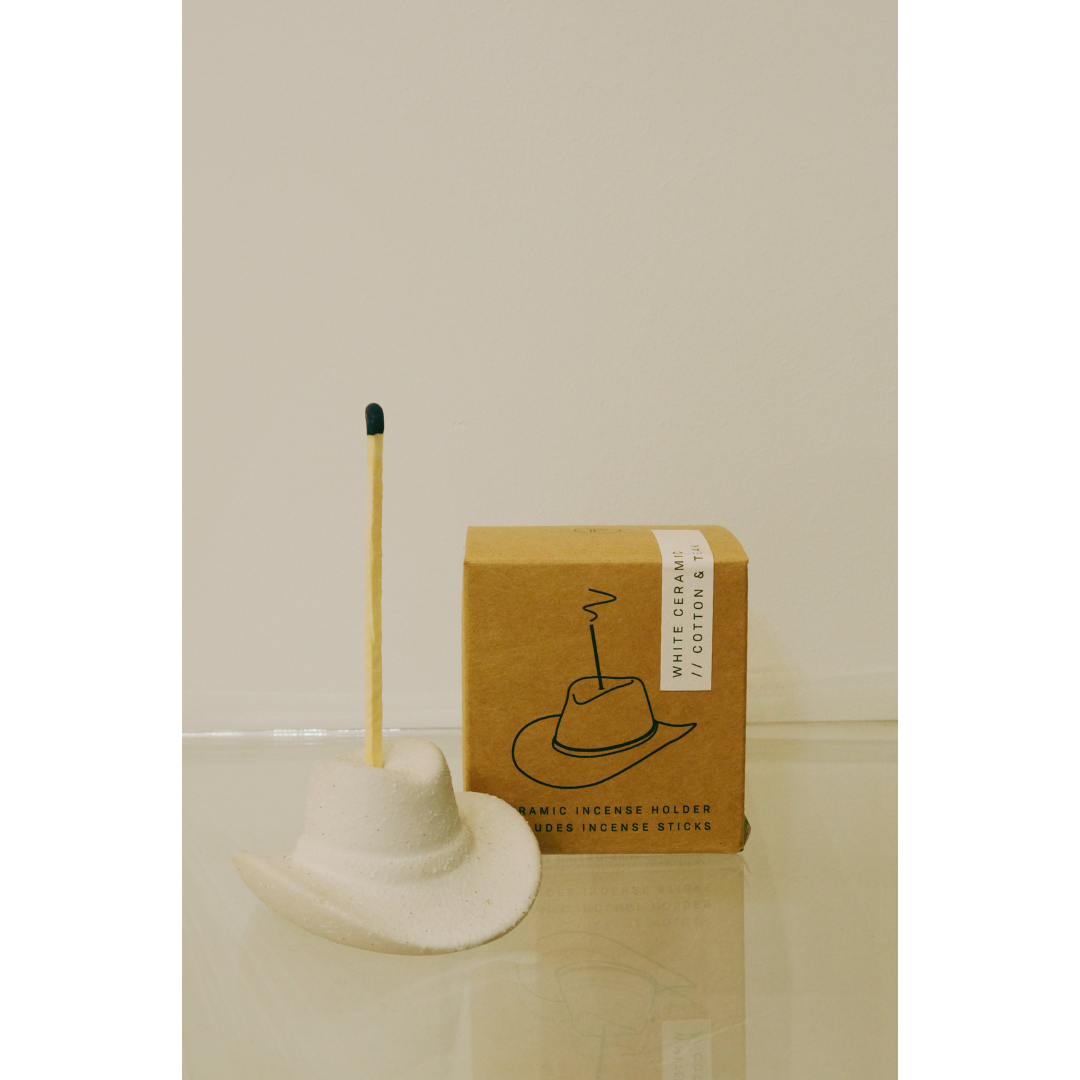 White Incense Cowboy Hat