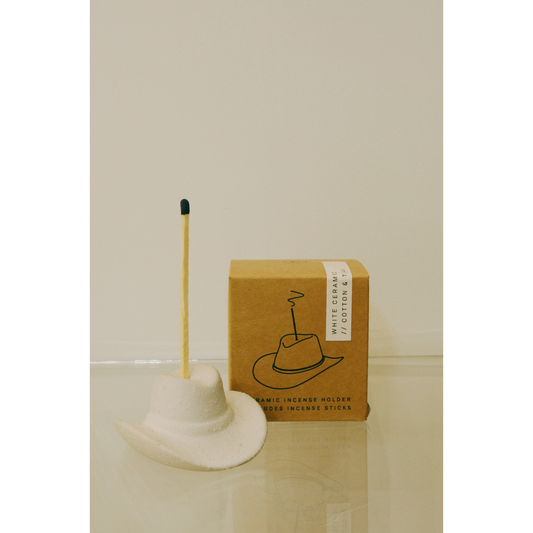 White Incense Cowboy Hat