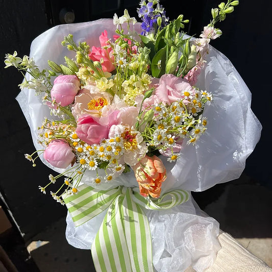 Valentine's Wrapped Bouquet
